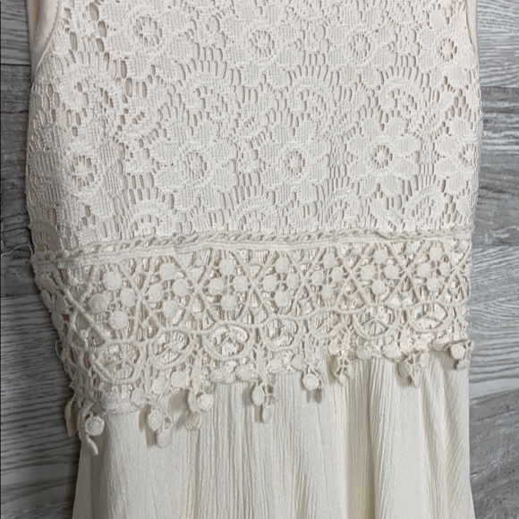 LilY Bleu Sleeveless Cream Boho Dress - Picture 5 of 7